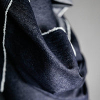 8oz Washed Cotton Denim - Dark | Merchant & Mills designer sewing fabric | Stitch Piece Loop | Online + In Store | Shop a unique blend of boutique fashion, home & gift ware, baby clothing, toys, & designer hand knitting yarn & sewing fabric | Noosa Heads