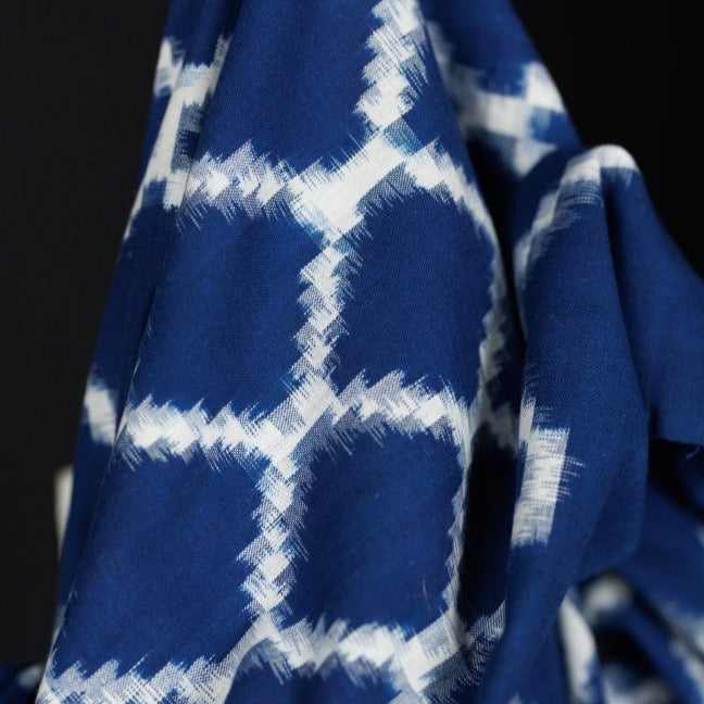 Ikat Ink Indian Cotton | Merchant & Mills designer sewing fabric | Stitch Piece Loop | Online Fabric Store | Dressmaking Fabrics | Designer sewing fabrics & supplies for the Modern Maker | Garment Fabric | Australia