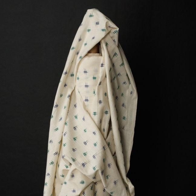 Kin Fabrics REMNANT Ikat Kin Indian Cotton 0.7m | Stitch Piece Loop Australia