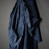 Stormy Ikat Blue Indian Cotton | Merchant & Mills designer sewing fabric | Stitch Piece Loop | Online Fabric Store | Designer sewing fabrics & supplies for the Modern Maker | Australia