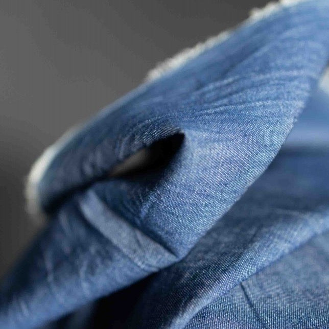 4oz Washed Chambray in Medium | Merchant & Mills designer sewing fabric | Stitch Piece Loop | Online Fabric Store | Designer sewing fabrics & supplies for the Modern Maker | Australia
