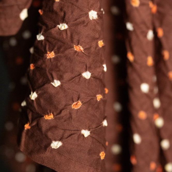Bandhani Cotton in Eartha | Merchant & Mills designer sewing fabric | Stitch Piece Loop | Online Fabric Store | Dressmaking Fabrics | Designer sewing fabrics & supplies for the Modern Maker | Garment Fabric | Australia