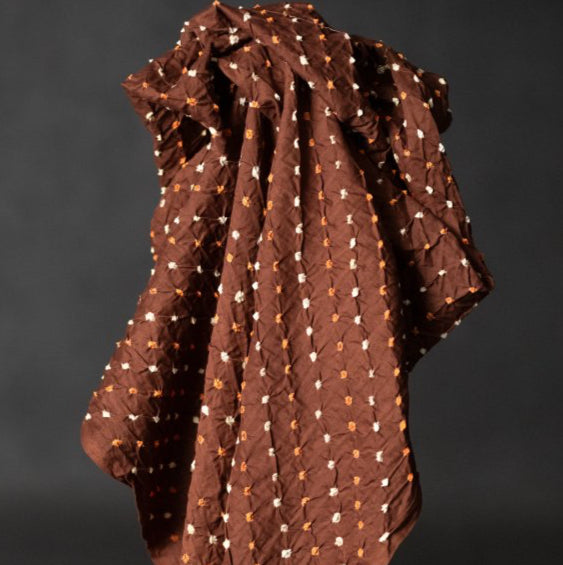 Bandhani Cotton in Eartha | Merchant & Mills designer sewing fabric | Stitch Piece Loop | Online Fabric Store | Dressmaking Fabrics | Designer sewing fabrics & supplies for the Modern Maker | Garment Fabric | Australia