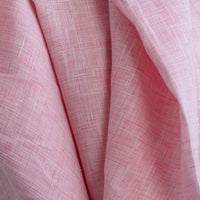 Stitch Piece Loop | Linen Chambray | Dressmaking Fabric | Sewing Fabric | Online Sewing Fabric | Sewing Supplies | Pink White Fabric | Natural Fibres Fabric | Australia