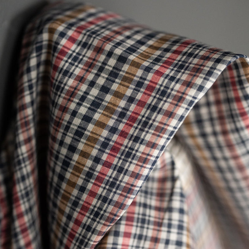 Venture Check Indian Cotton | Merchant & Mills designer sewing fabric | Stitch Piece Loop | Online Fabric Store | Designer sewing fabrics & supplies for the Modern Maker | Noosa Heads