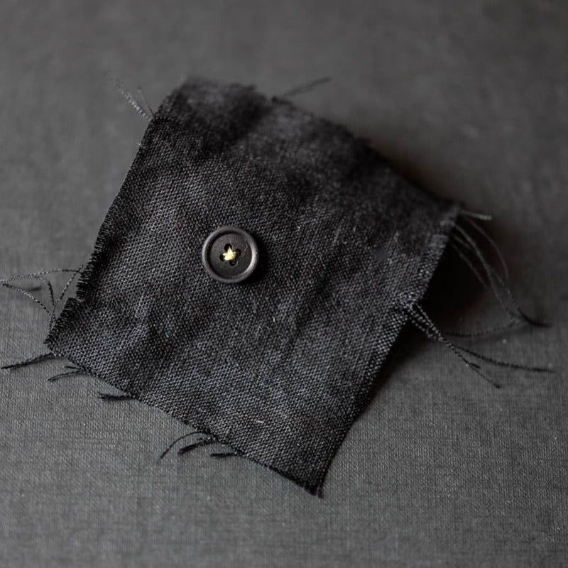 Cotton Button in Scuttle Black by Merchant and Mills Stitch Piece Loop Australia