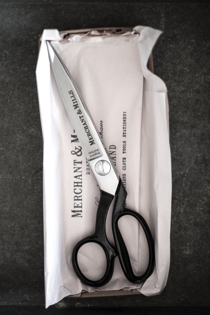 Tailor's 10" Scissors | Merchant & Mills | Stitch Piece Loop | Online Fabric & Sewing Supplies | A carefully curated range focusing on ethically produced & sustainable fabrics of the highest quality, perfect for the modern & considered sewist’s memade wardrobe | Australia