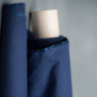 Organic Cotton Dry Oilskin in Navy by Merchant & Mills Dressmaking Fabric Stitch Piece Loop Australia
