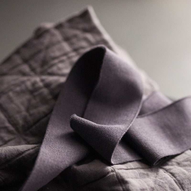 Cotton Rib in Mauve Grey by Merchant & Mills Dressmaking Fabric Stitch Piece Loop Australia 