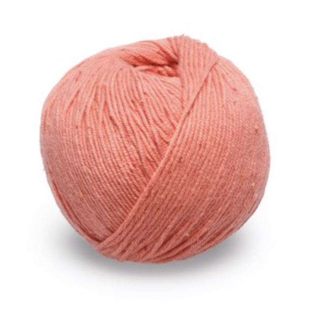 KPC Lovat DK in Papaya Organic Cotton Cashmere & Silk Yarn for Knitting & Crochet Stitch Piece Loop Noosa Heads