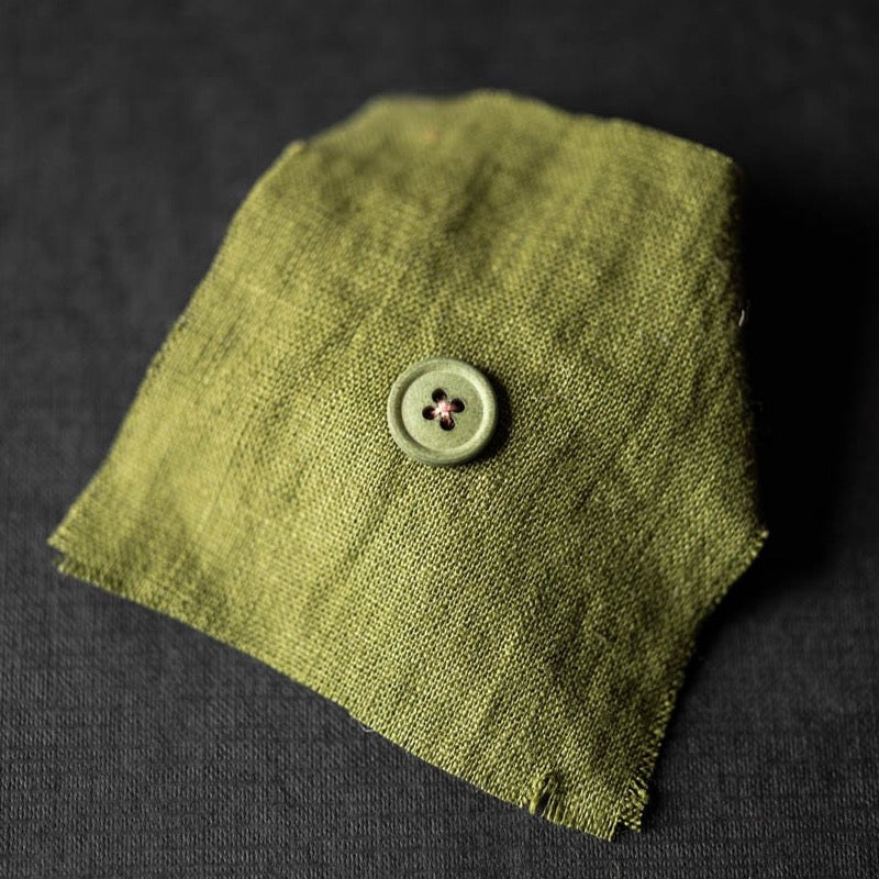Cotton Button 15mm in Bowling Green | Merchant & Mills designer sewing fabric & goods | Stitch Piece Loop Australia