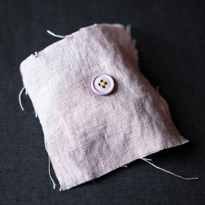 Cotton Button 15mm in Calamine | Merchant & Mills designer sewing fabric & goods | Stitch Piece Loop Australia