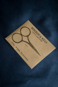 Fine Work Gold Scissors | Merchant & Mills | Shop In Store + Online | Stitch Piece Loop | Handmade Fashion Accessories Homewares + Modern Craft Supplies | Australia