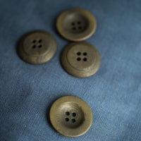 Corozo Button 22mm Khaki | Merchant & Mills designer sewing fabric & goods | Stitch Piece Loop Australia 