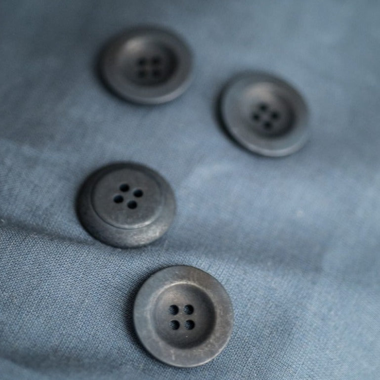Corozo Button 22mm Navy | Merchant & Mills designer sewing fabric & goods | Stitch Piece Loop Australia