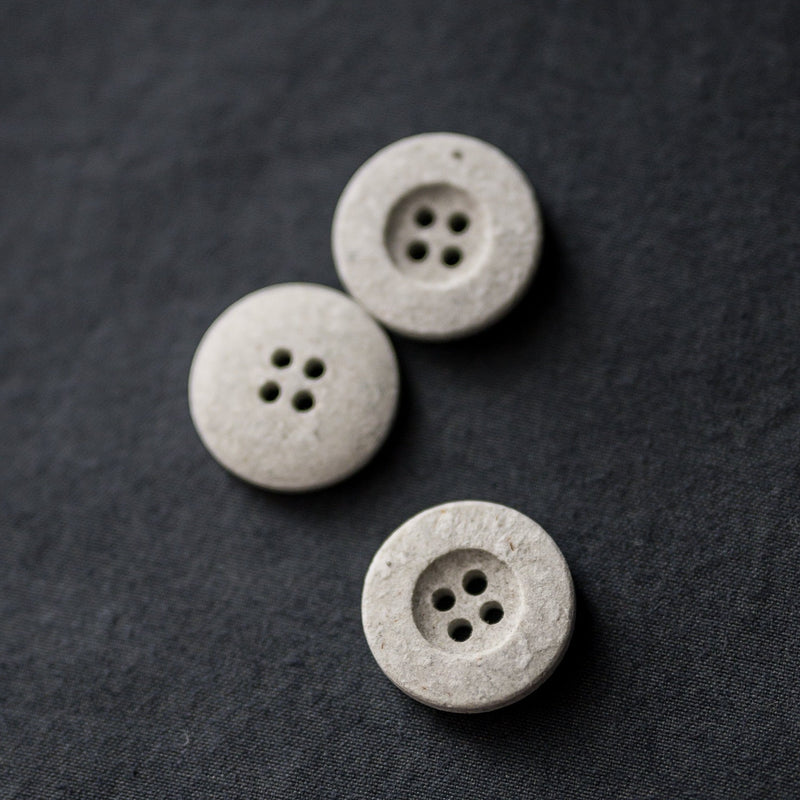 Button 20mm Chalk | Merchant & Mills designer sewing fabric & goods | Stitch Piece Loop Australia 