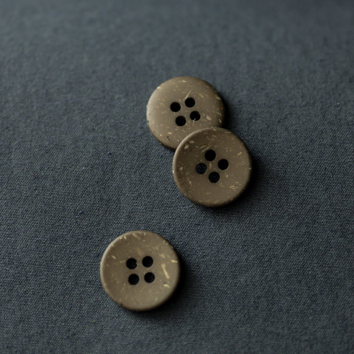 Button 18mm Olive Speckles | Merchant & Mills designer sewing fabric & goods | Stitch Piece Loop Australia