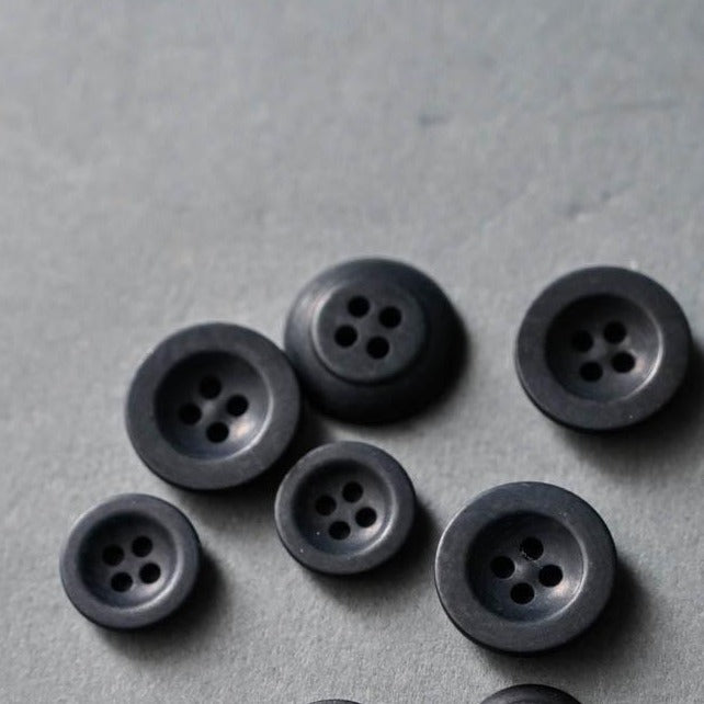 Corozo Button 18mm Navy | Merchant & Mills designer sewing fabric & goods | Stitch Piece Loop Australia 