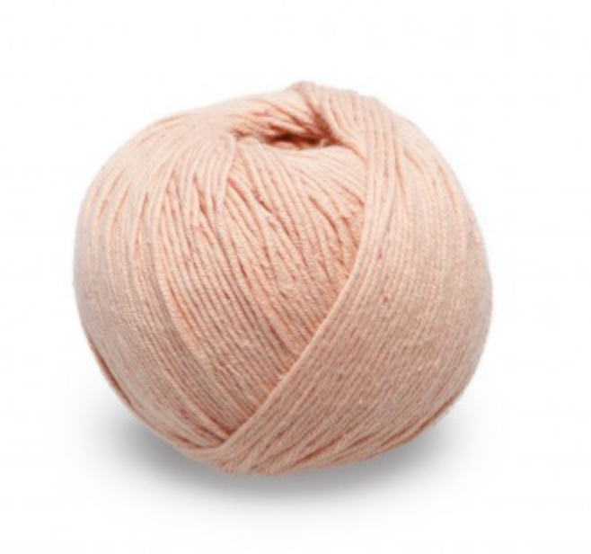KPC Lovat DK in Champagne Organic Cotton Cashmere & Silk Yarn for Knitting & Crochet Stitch Piece Loop Noosa Heads