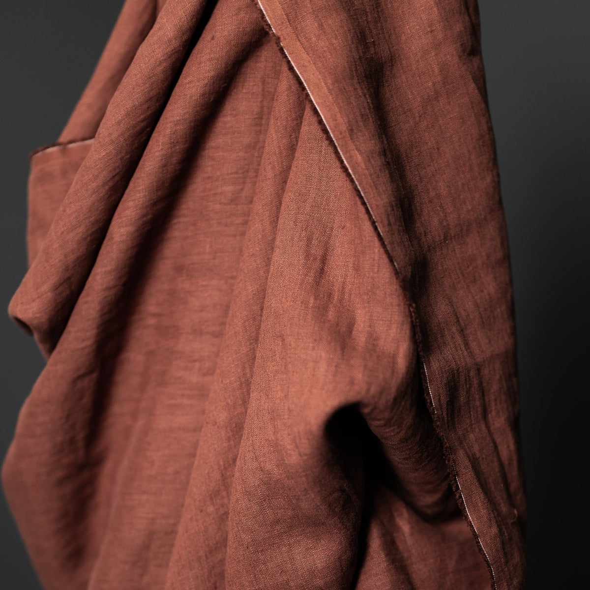 European Laundered Linen - Cinnamon Dust - $58/m