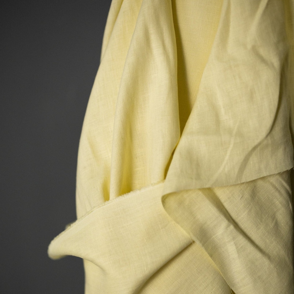 European Laundered Linen 185gsm in Powder Yellow | Merchant & Mills designer sewing fabric | Stitch Piece Loop | Online Fabric & Sewing Supplies | A carefully curated range   focusing on ethically produced & sustainable fabrics of the highest quality, perfect for the modern & considered sewist’s memade wardrobe | Australia