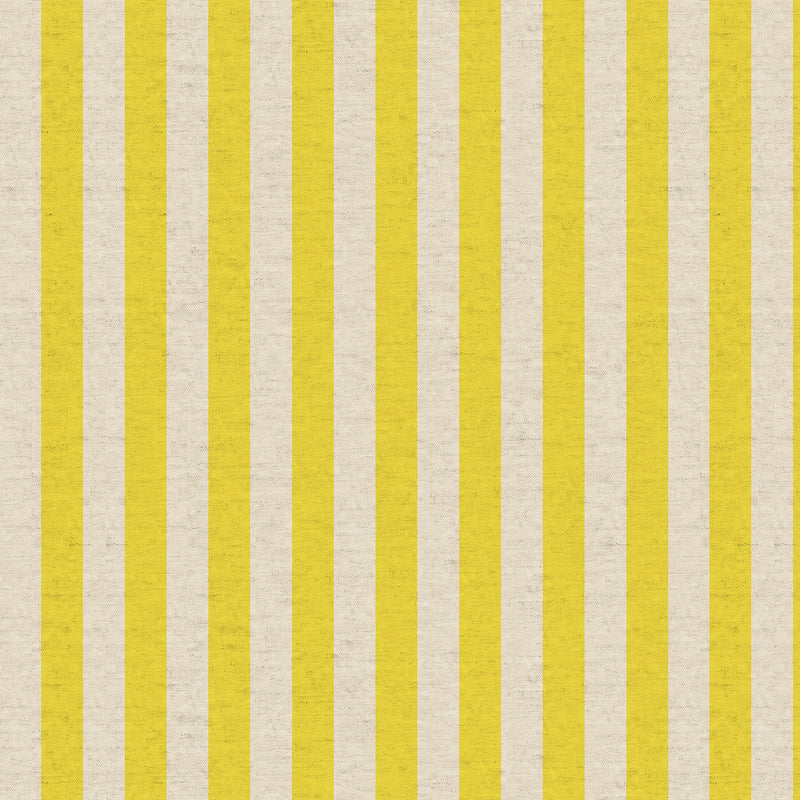 Cabana Stripe Yellow Linen Canvas | Primavera by Rifle Paper Co. | Cotton + Steel | Stitch Piece Loop | Shop Online + In Store | Home Fashion + Craft | Australia